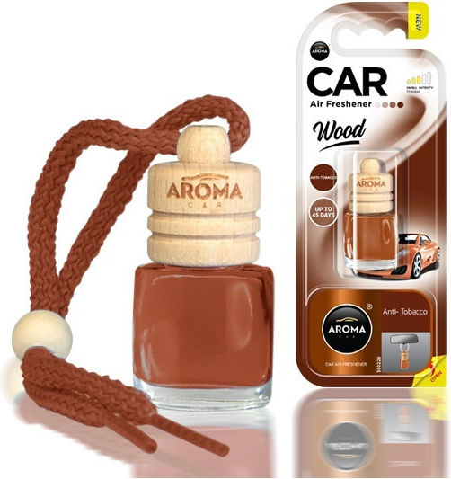 Aroma Car Car Air Freshener Pendand Liquid Wood Anti-Tobacco 6ml /AM