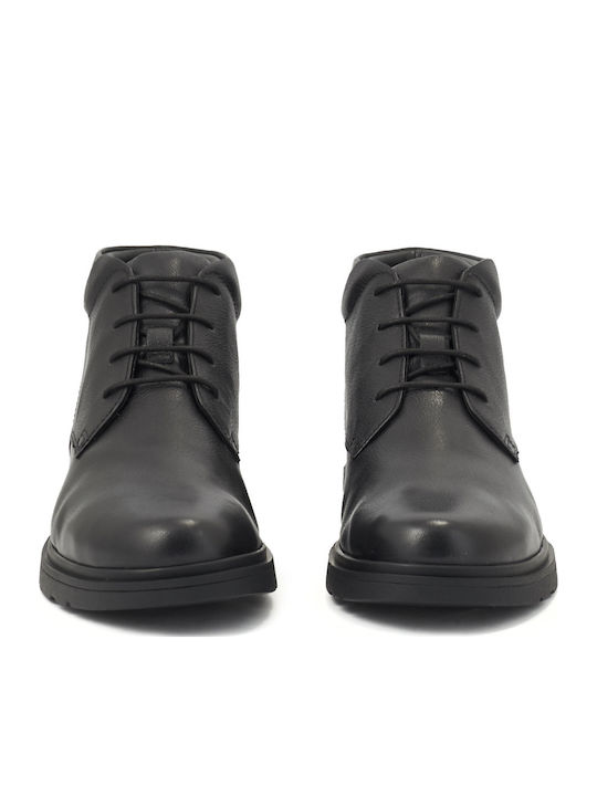 Spherica Ec1 A Leder Anatomisch Chukka Herrenstiefel Schwarz