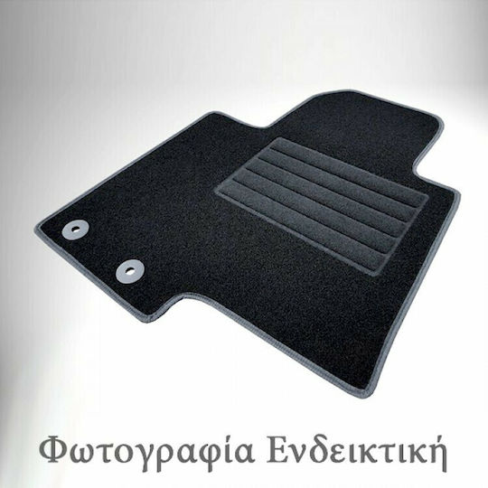 Cik Set of Front and Rear Mats 4pcs for Subaru Impreza Black