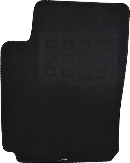 Cik Set of Front and Rear Mats 4pcs for Citroen Xsara 2010 Black