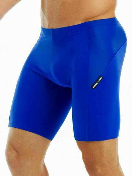 Modus Vivendi Herren Sportleggings Kurz Blau