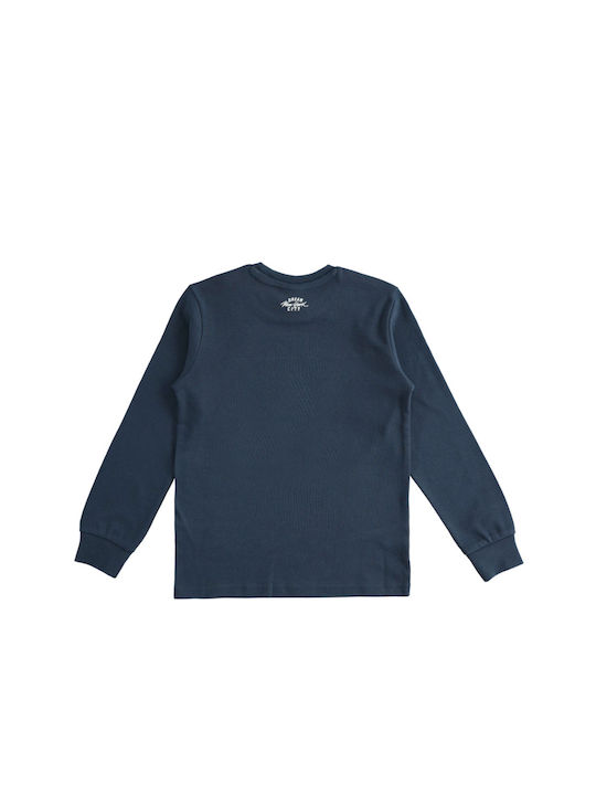 IDO 4.173800 LONG SLLEVE ROUND NECK NAVY