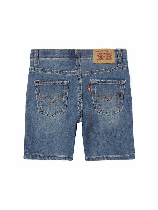 Pantaloni scurți DENIM pentru copii LEVIS KIDS 9EC770 BLUE GIN