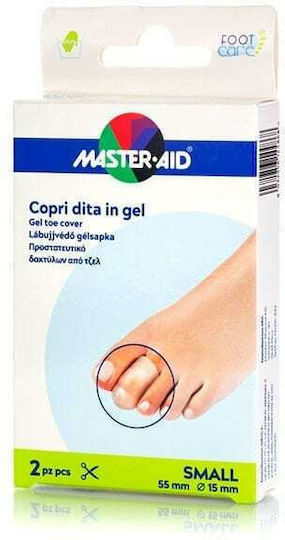 Master Aid Επιθέματα Gel Toe Cover με Gel για τους Κάλους Small 2τμχ