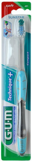 GUM Technique+ Compact 491 Οδοντόβουρτσα Soft (Τυχαία Επιλογή)