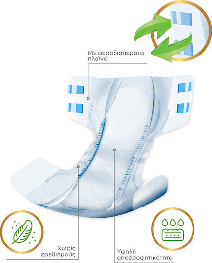 GEH Global Etiquette Hygiene Cliniva Slip Incontinence Diapers Medium 4x21pcs