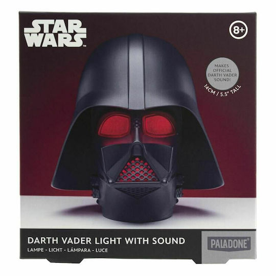Paladone Kinder Dekorative Lampe Darth Vader Schwarz 14εκ.