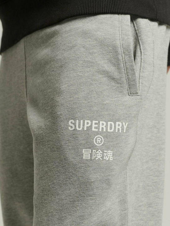 Code Core Sport Παντελόνι Φόρμας με Λάστιχο Γκρι