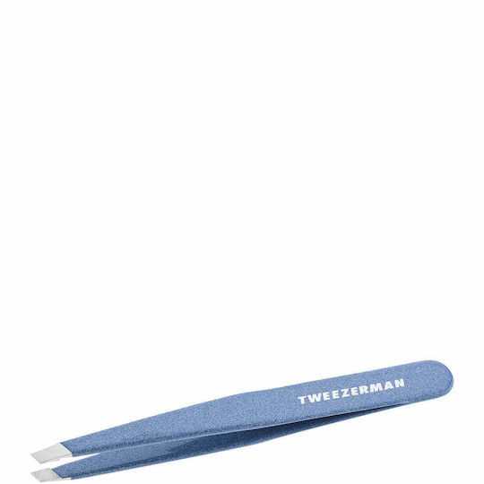 Tweezerman Eyebrow Tweezer with Slanted Nose Slant Blue