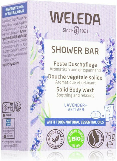 Weleda Lavender & Vetiver Baton de săpun pentru Corpul 75gr