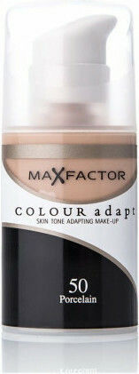 Max Factor Colour Adapt Liquid Make Up 50 Porcelain 34ml