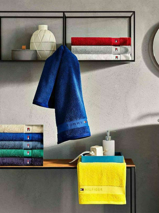 Tommy Hilfiger Facecloth Legend 50x100cm Steel Weight 540gr/m²