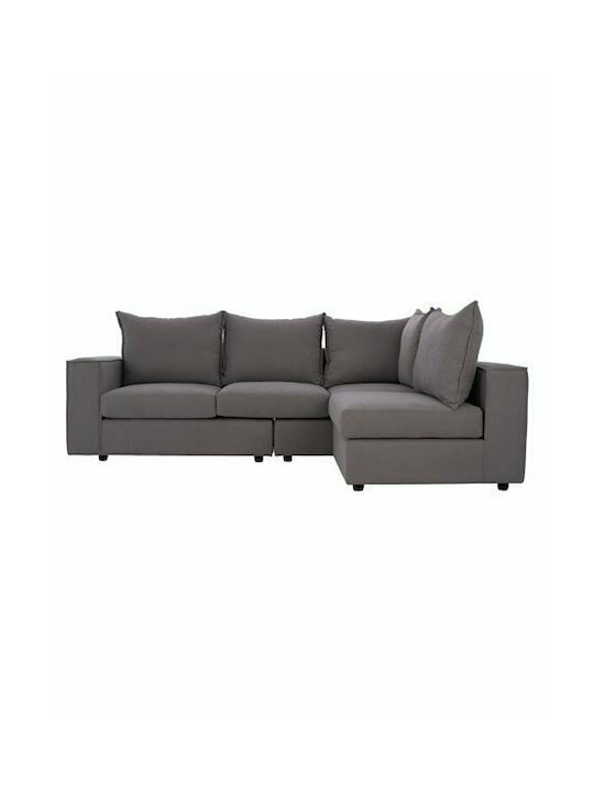 Monza Ecke Sofa mit Rechte Ecke Grau 265x195x98cm