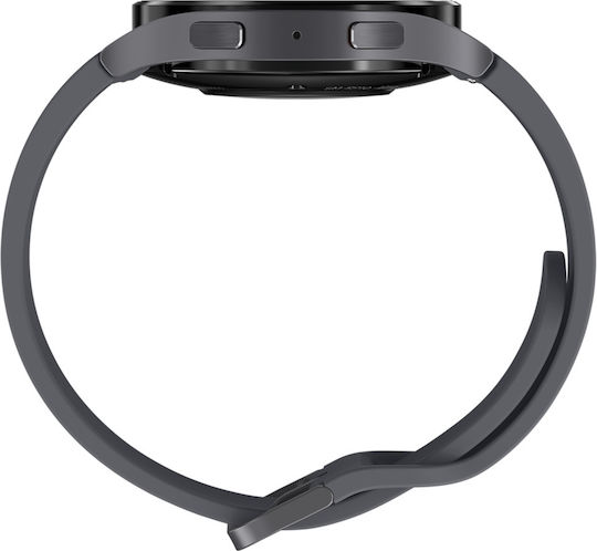 Samsung Galaxy Watch5 Aluminium 44mm Αδιάβροχο με Παλμογράφο (Graphite)