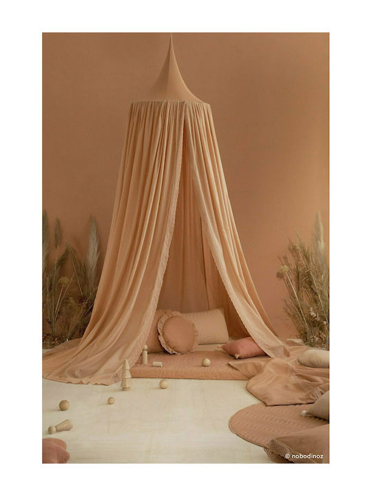 Nobodinoz Cotton Baby Room Mosquito Net Vera 250cm Orange NB920324