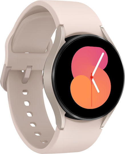 Samsung Galaxy Watch5 Aluminium 40mm Waterproof with Heart Rate Monitor (Pink Gold)