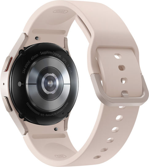 Samsung Galaxy Watch5 Aluminium 40mm Waterproof with Heart Rate Monitor (Pink Gold)