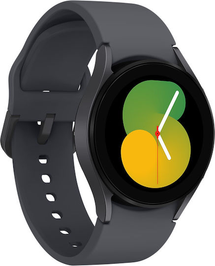 Samsung Galaxy Watch5 LTE Aluminium 40mm Αδιάβροχο με Παλμογράφο (Graphite)