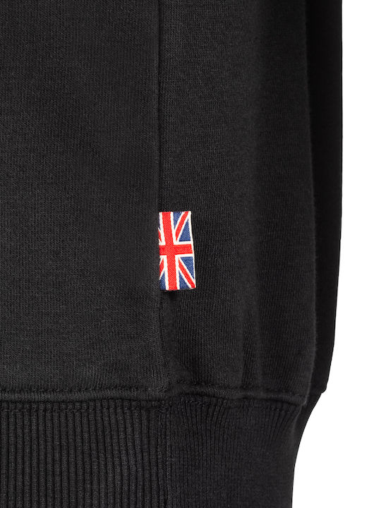 Fremington Sweatshirt with Hood Black