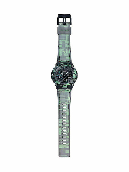 Casio G-Shock Analog/Digital Men's Watch 45.4mm Chronograph Battery with Rubber Strap
