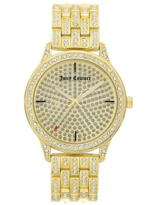 Juicy Couture Γυναικείο Ρολόι 38mm Μπαταρίας με Μαύρο Μεταλλικό Μπρασελέ