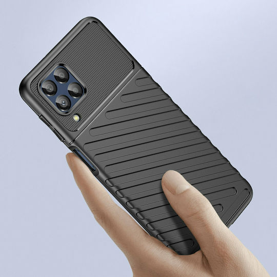 Hurtel Thunder Back Cover Silicone Black (Galaxy M53 5G)