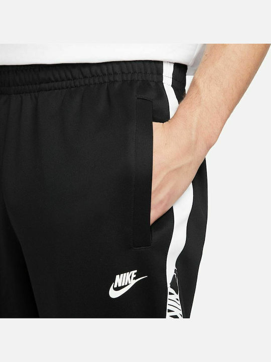 Sportswear Sweatpants Glossy with Elastic Black