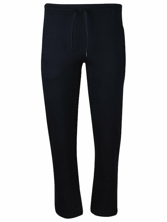 Sweatpants with Elastic Navy Blue