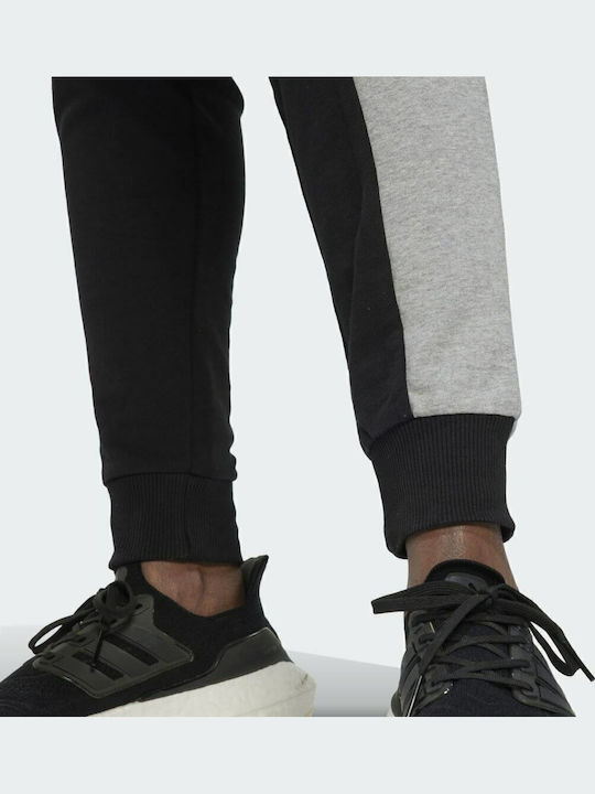 Essentials Colorblock Pantaloni de trening cu Elastic Black/grey