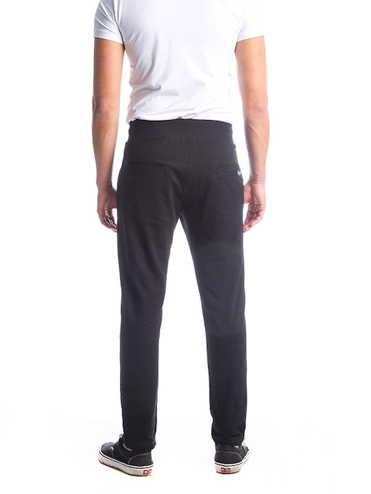 Paco & Co Men's Sweatpants with Rubber Black