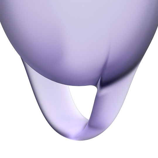 Satisfyer Feel Confident Set of Purple Menstrual Cups 15ml + 20ml Purple