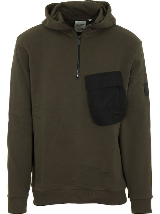 Sweatshirt mit Kapuze Khaki