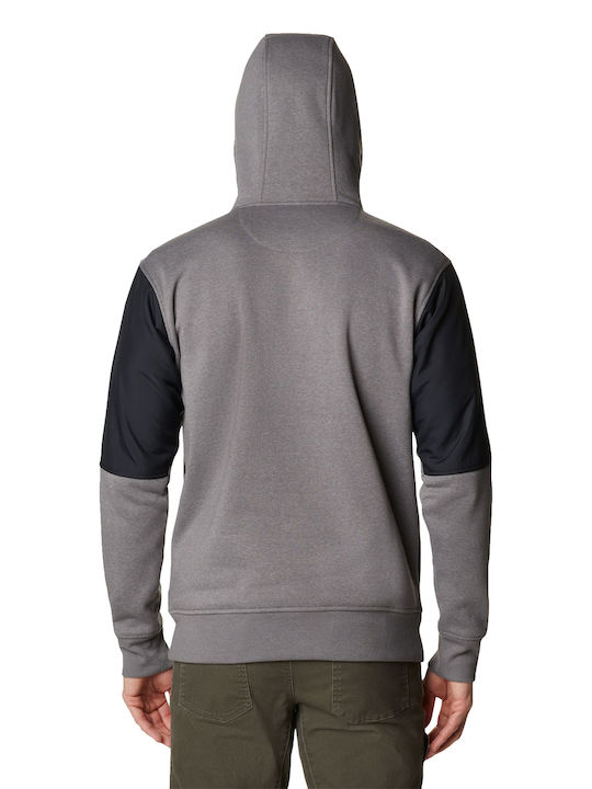 Columbia Minam River Herren Sweatshirt Jacke mit Kapuze und Taschen Anthracite