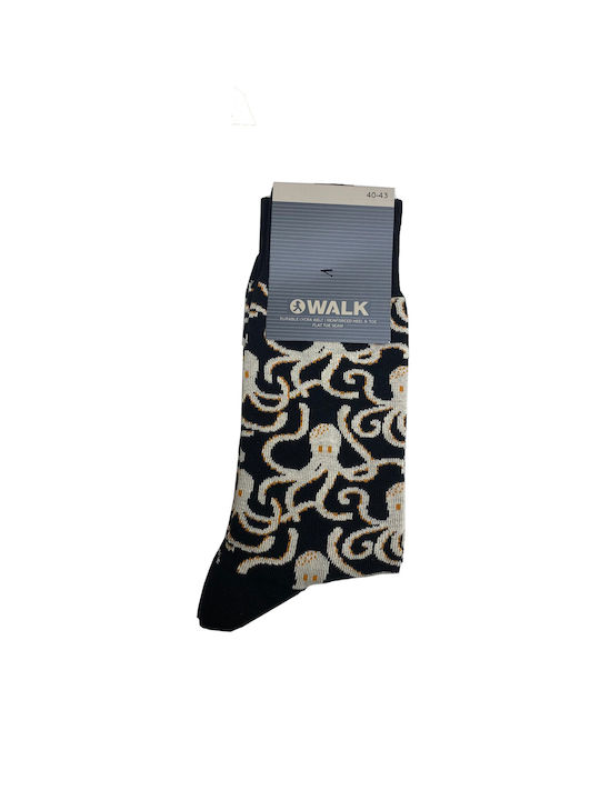 Walk Unisex Sock with Design Multicolour