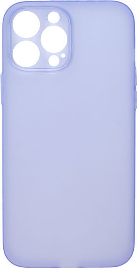 Vivid Slim Umschlag Rückseite Silikon Transparent Purple (iPhone 13 Pro Max)