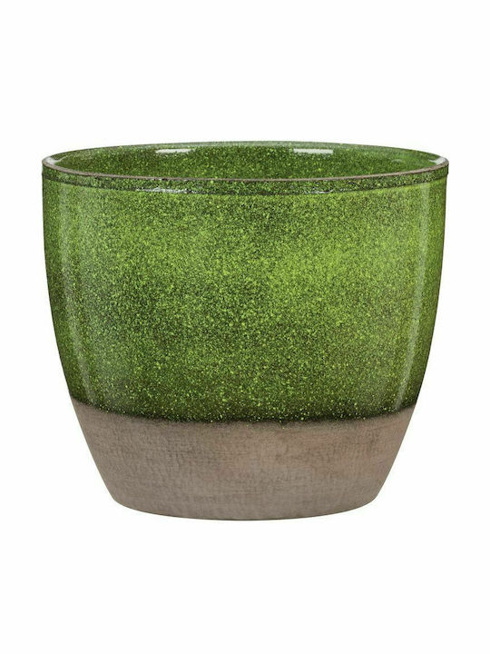 Scheurich Flora Oală pentru plante Verde 14x14x12.5cm 70522