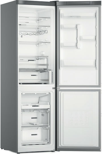Whirlpool Combină frigorifică 367lt Total NoFrost Î202.7xL59.6xA67.8cm. Inox W7X 92O OX H