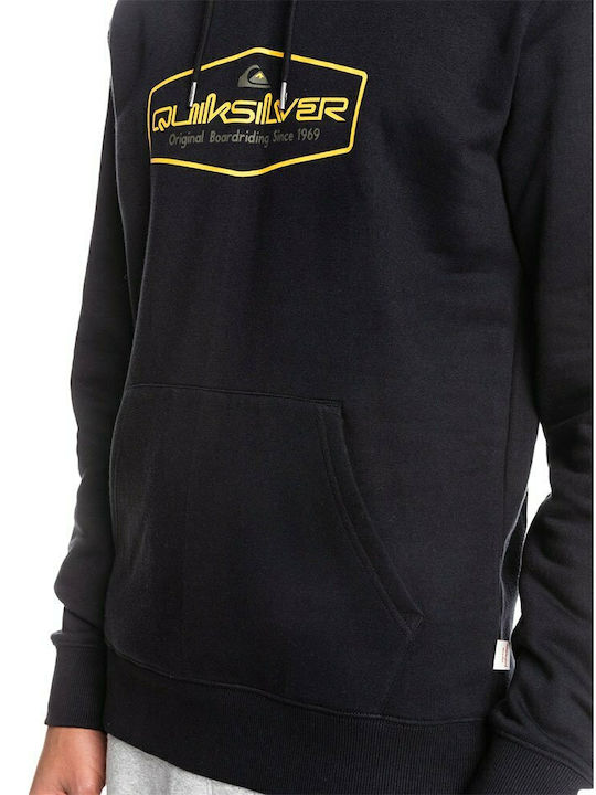 Omni Lockup Sweatshirt with Hood Black