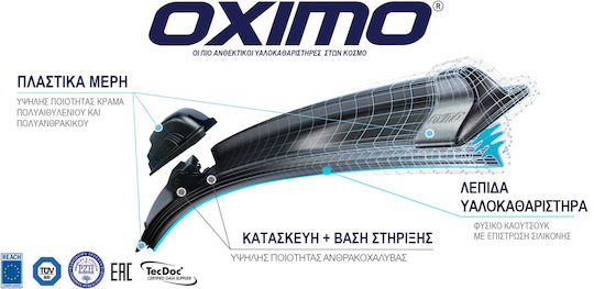 Oximo WU Υαλοκαθαριστήρας Αυτοκινήτου Οδηγού 450mm