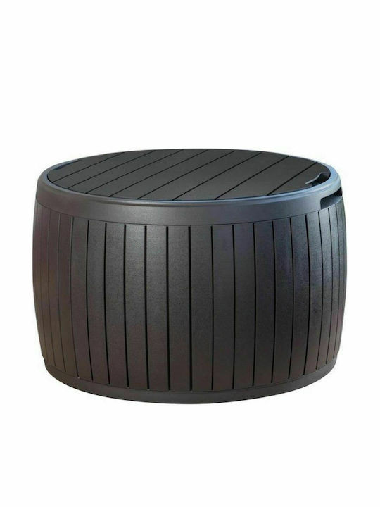 Keter Polypropylene Outdoor Storage Box Circa 140lt Wood 68x68x43.5cm