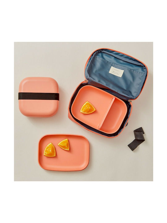 Ekobo Bamboo Lunch Box Royal Blue 19x14cm