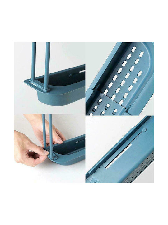 GlobalExpress Plastic Blue Kitchen Sink Organizer