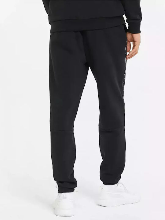 ESS+ Tape Sweatpants with Elastic Black
