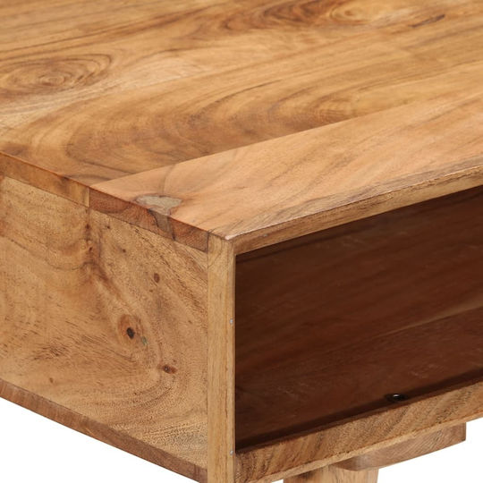 Sekretärin-Schreibtisch aus Massivholz Braun 115x50x76cm
