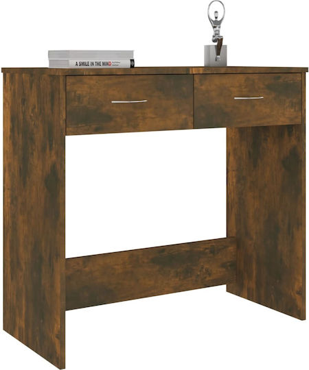 Desk Wooden Smoky Oak 80x40x75cm