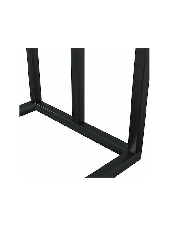 vidaXL Raft de haine de Baie Triplu ​48x79cm Negru