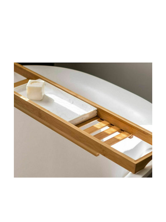 Andrea House Bathtub Shelf Bamboo 70x15x5cm Brown