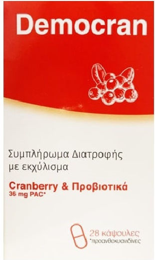 Demo Democran Cranberry Probiotics 36mg 28 caps