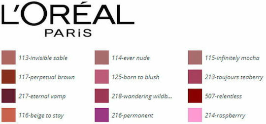 L'Oreal Paris Infaillible 24H Long Lasting Liquid Lipstick Sheer 117 Perpetual Brown 6ml