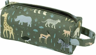 A Little Lovely Company Savanna Pencil Case Barrel with 1 Compartment Multicolored